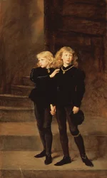 Princové Eduard a Richard v Toweru, 1878